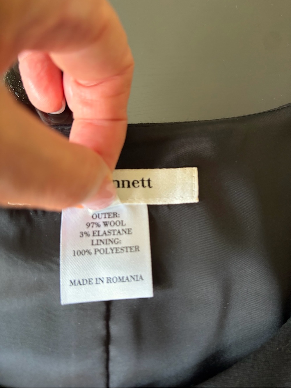 L.K.Bennett Wool blend dress sz 6 - Picture 9 of 10